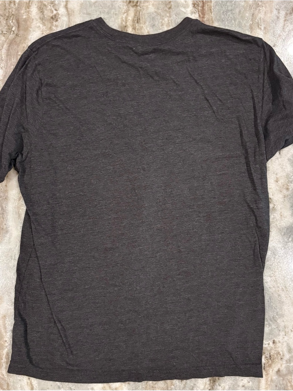 Puma Men’s Dark Gray Short-Sleeve Logo Tee with Red Accent - Picture 3 of 3